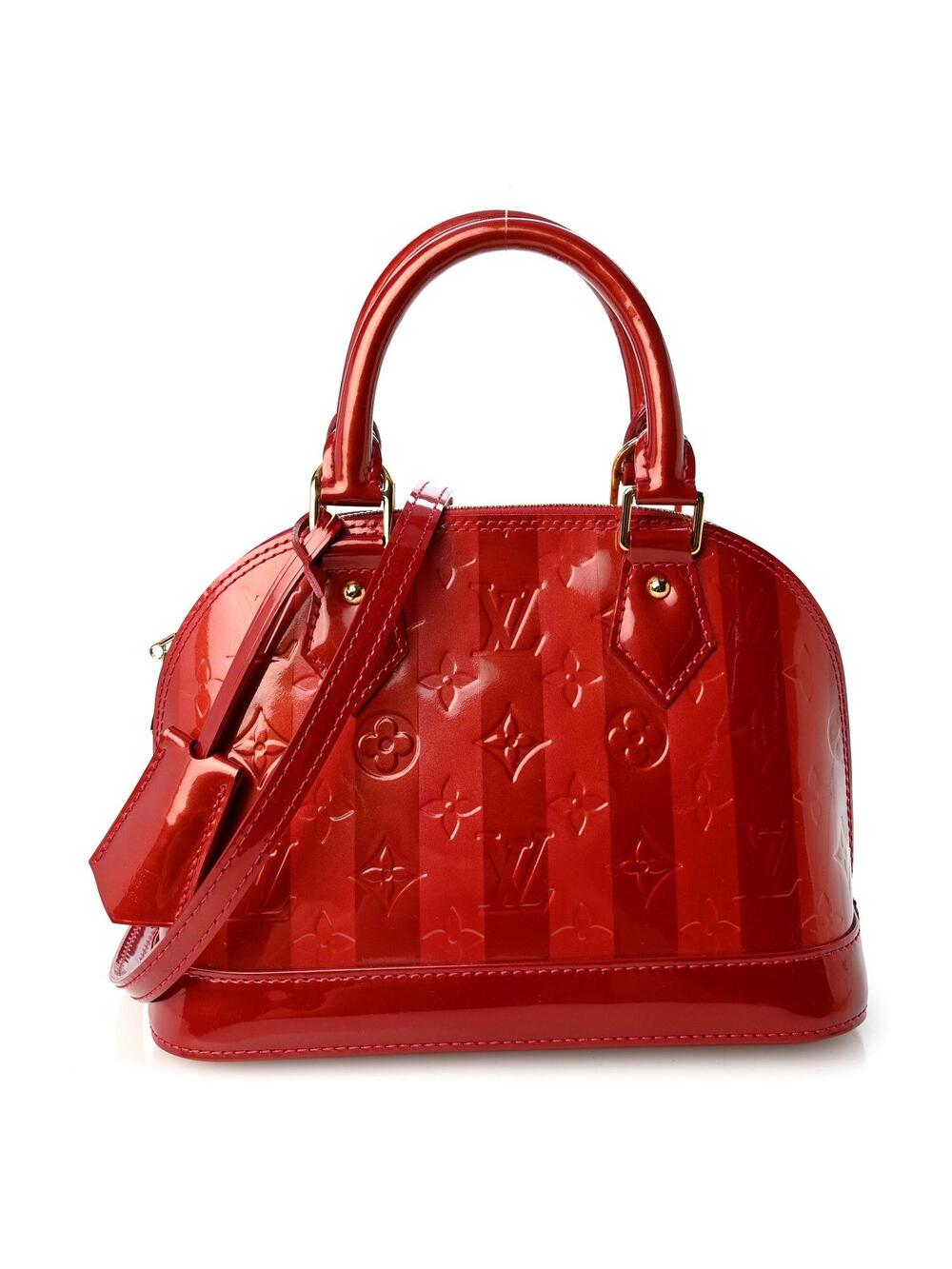 Louis Vuitton Vernis Rayures Alma Bb #365372L12B